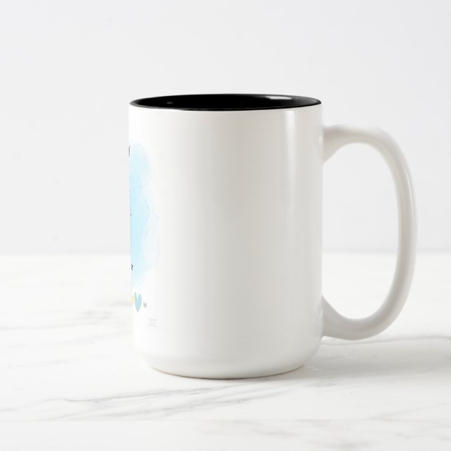 Let Go, Nourish and Open - Inspirational Mugg (Höger)