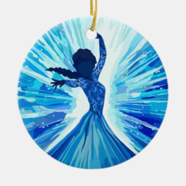 Let It Go Julgransprydnad Keramik