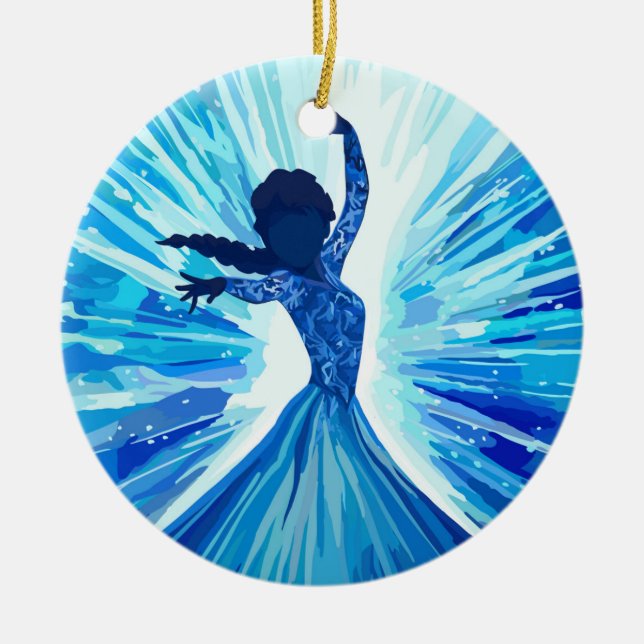 Let It Go Julgransprydnad Keramik (Framsidan)