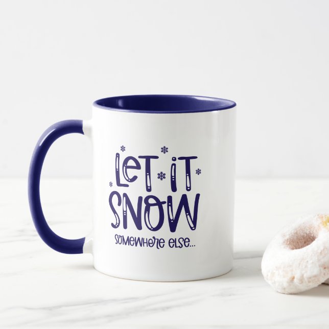 Let it Snow Coffee Mug Mugg (Med munk)