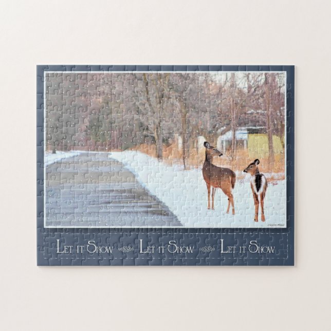 Let it Snow - Let it Snow - Let it Snow - Puzzle Pussel (Horisontell)