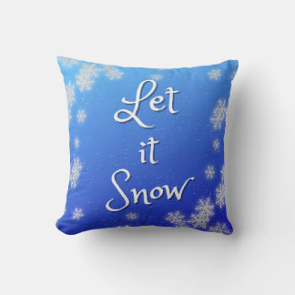 Let it Snow pillow Kudde