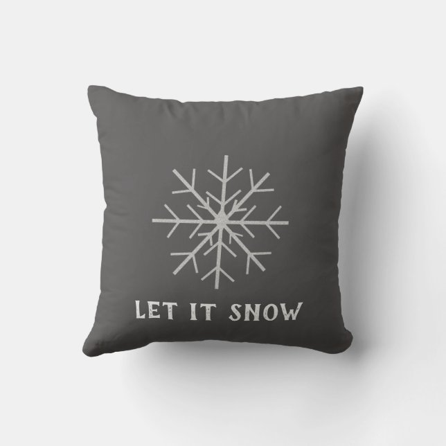 Let it snow, Snowflake Kudde (Baksida)
