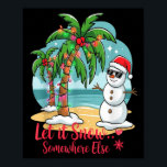 Let It Snow… Somewhere Else – Trocal Christmas Fun Poster<br><div class="desc">Let It Snow… Somewhere Else – Trocal Christmas Fun</div>