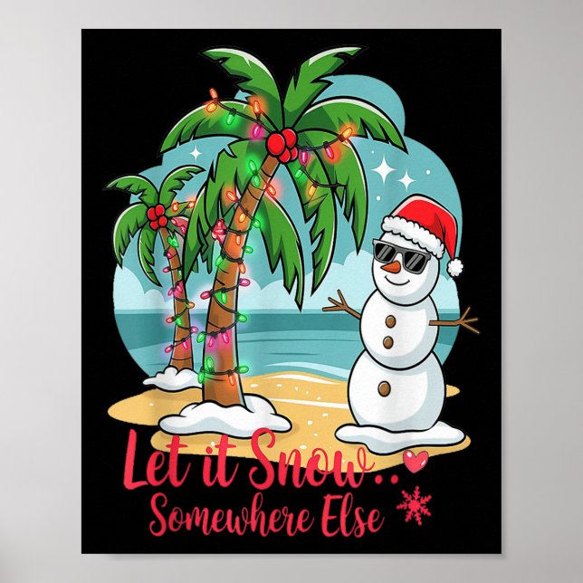 Let It Snow… Somewhere Else – Trocal Christmas Fun Poster (Framsidan)
