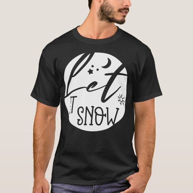 Let it snow t shirt (Framsida)