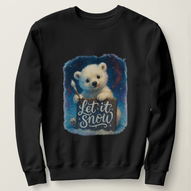 Let It Snow T Shirt (Design framsida)