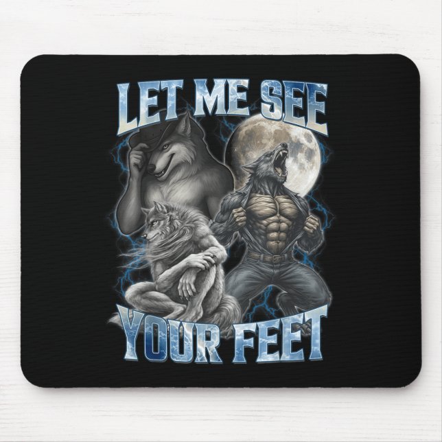 Let Me See Your Feet Cool Funny Alpha Wolf Meme Me Musmatta (Framsidan)