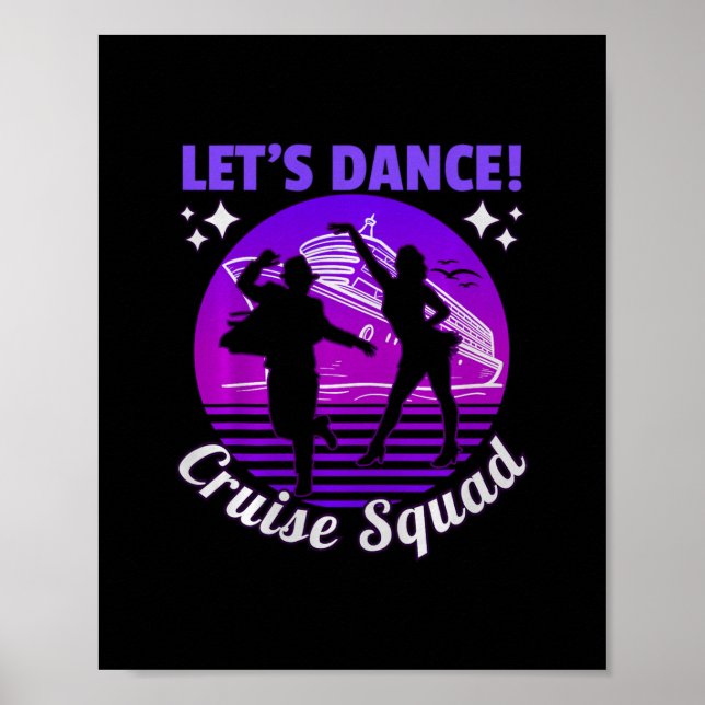 Let’s Dance Cruise Squad – Rolig kryssningsfartyg  Poster (Framsidan)