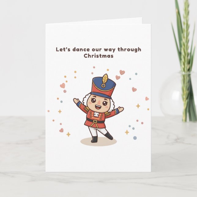 Let’s Dance Our Way Through Nutcracker Card Kort (Framsida)