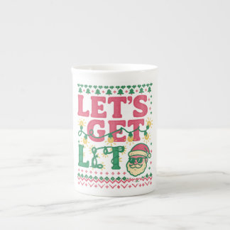 Let’s Get Lit Christmas Shirt • Funny Ugly Sweater Benporslin Mugg
