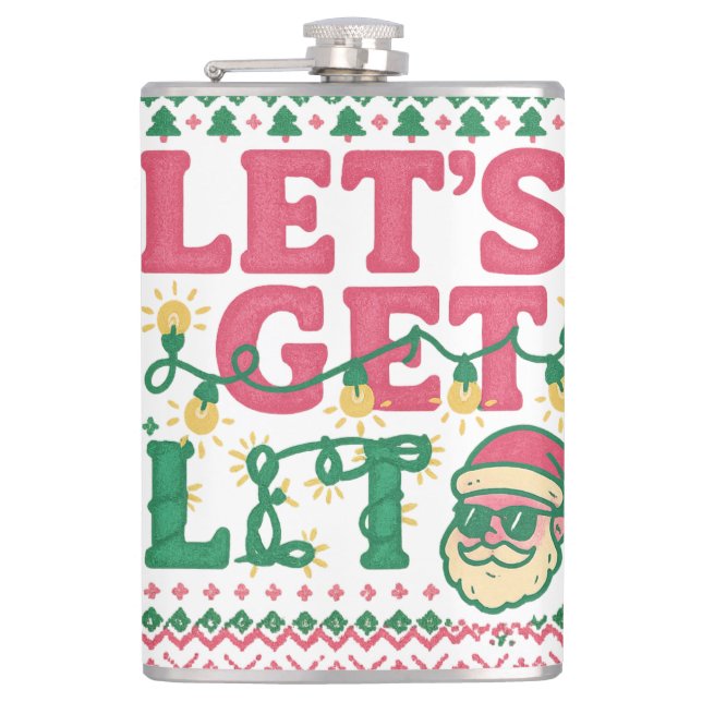 Let’s Get Lit Christmas Shirt • Funny Ugly Sweater Fickplunta (Framsidan)