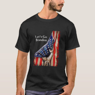 Let S Go Brandon Konservativ USA flagga Gift S T Shirt