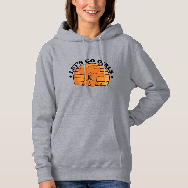 Let’s Go Girls Women’s Sweatshirt – Country Girl  T Shirt (Framsida)