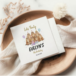 Let’s Party Groundhog 5th Birthday – Fun Kids Pappersservett