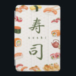 Let’s Roll into Fun! Sushi 　寿司 iPad Mini Skydd<br><div class="desc">Add a playful touch of Japan to your next celebration or everyday life with this vibrant sushi-themed design. Created by a Japanese artist who graduated from an art university in Kyoto, this piece beautifully blends authentic cultural elements with modern charm. From nigiri to maki, each sushi piece is hand-illustrated in...</div>