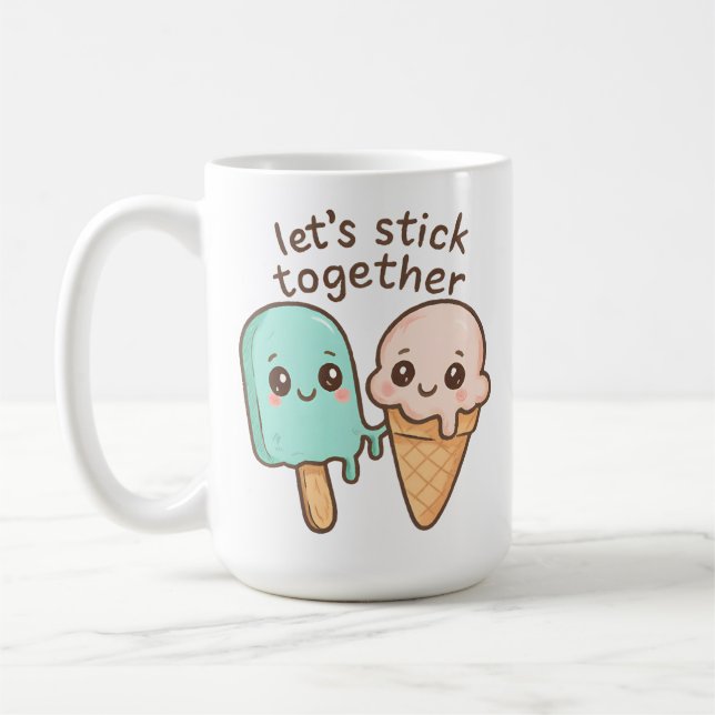 Let’s Stick Together Kaffemugg (Vänster)