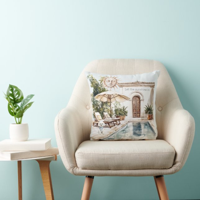 Let Sunshine In Sun Pool Dog House Kudde (Stol)