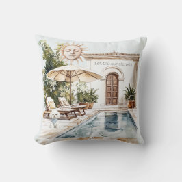 Let Sunshine In Sun Pool Dog House Kudde