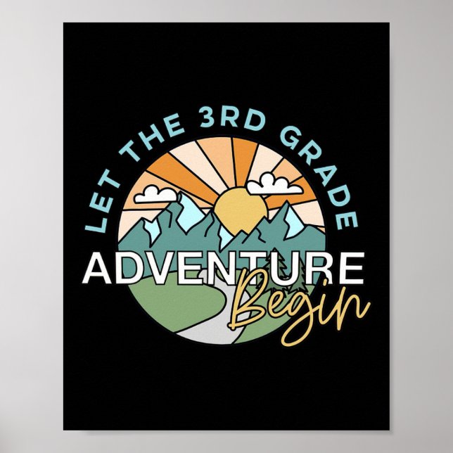 Let The 3rd Grade Adventure Begin Teacher Ck To Sc Poster (Framsidan)