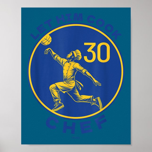 Let The Chef Cook Funny Basketball Court Legend Mo Poster (Framsidan)