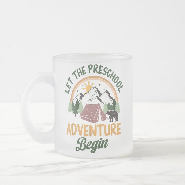 Let The Preschool Adventure Begin Camping Back To  Frostad Glasmugg (Vänster)