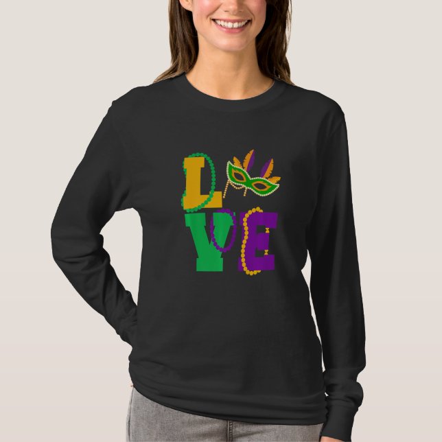 Let The Shenanigans begin Mardi Gras love y'all Pr T Shirt (Framsida)