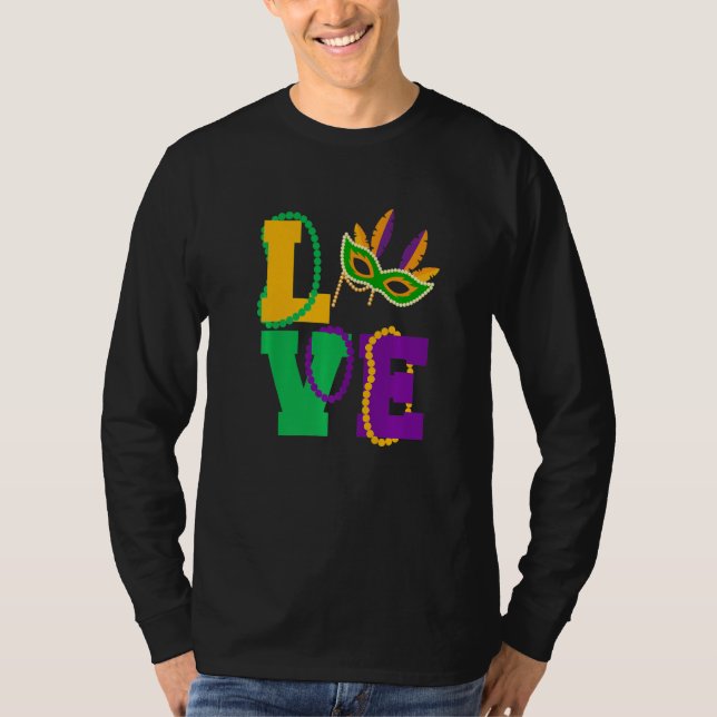 Let The Shenanigans begin Mardi Gras love y'all Pr T Shirt (Framsida)