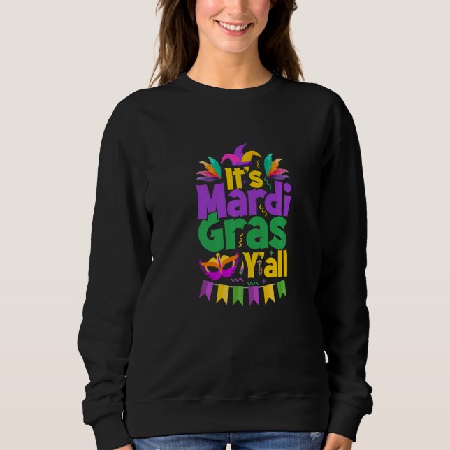 Let The Shenanigans begin Mardi Gras y'all Premium T Shirt (Framsida)