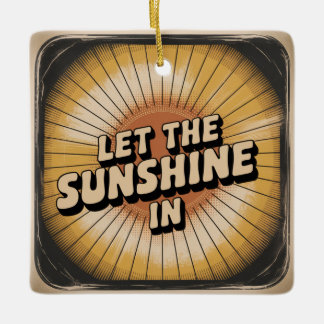 Let The Sunshine In Julgransprydnad Keramik