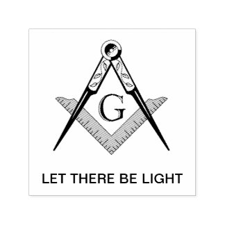 Let there be light rubber stamp  självfärgande stämpel