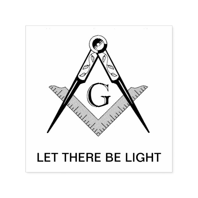 Let there be light rubber stamp  självfärgande stämpel (Design)