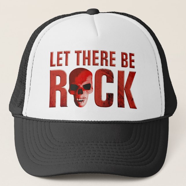 let there be rock skull red keps (Framsida)
