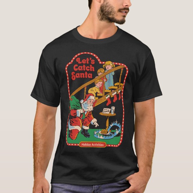 Let&x27;s Catch Santa Classic T-Shirt (Framsida)