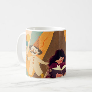 Let Your Imagination Roam - Retro Circus Storytime Kaffemugg