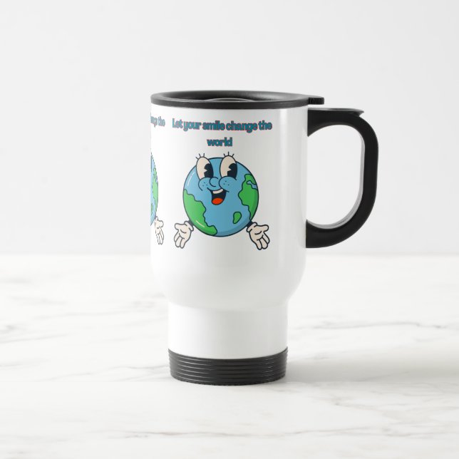 Let Your Smile Change the World Travel Mug Resemugg (Höger)