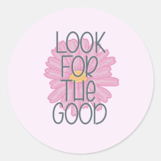 Leta efter Bra Round Rosa Sticker Runt Klistermärke