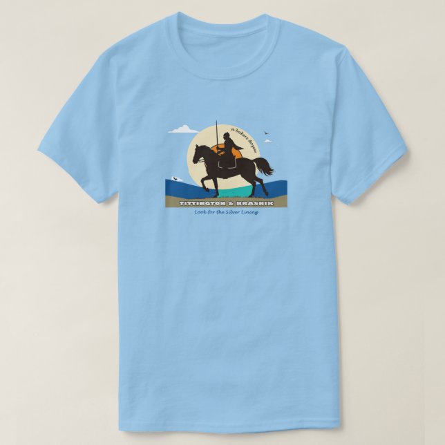 Leta efter den silverkant t shirt (Design framsida)