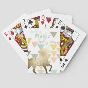 Leta efter Guld Unicorn i Magic Dagaily Spel Kort