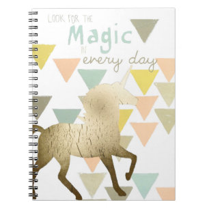 Leta efter Magic Dagaily Guld Unicorn Anteckningsbok