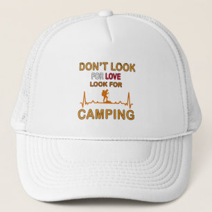 Leta inte efter kärlek och leta efter Camping-roli Keps
