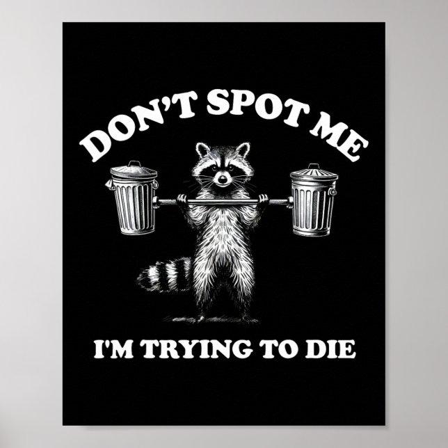 Leta inte upp mig, jag försöker dö poster (Framsidan)