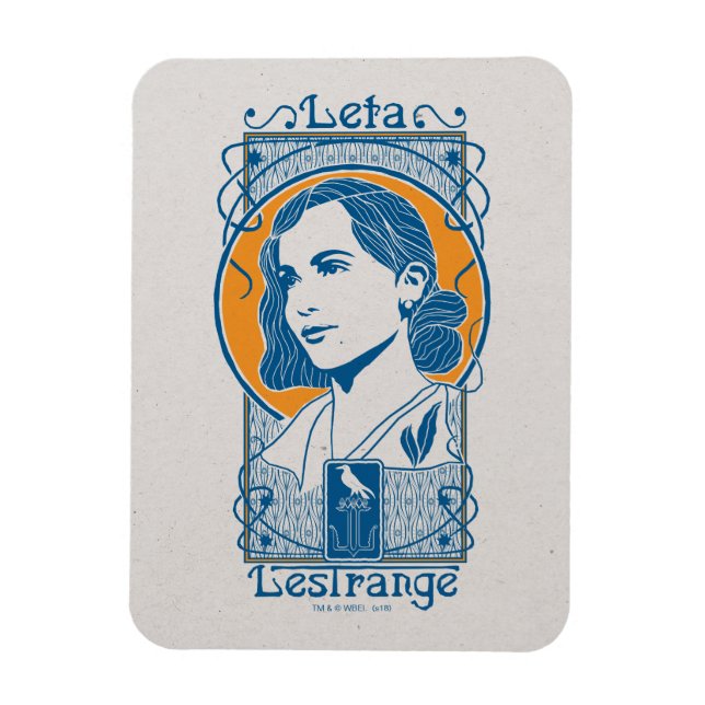 Leta Leodd Illustration Magnet (Vertikal)