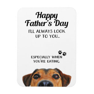Leta upp dig med Fars dag från Hund Magnet