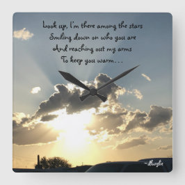 Leta upp - en Tribute till en loved Fyrkantig Klocka