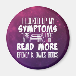 Letade upp mina symptom Brenda K Davies Bokar Magnet
