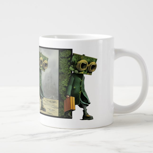 Letar efter bättre mark jumbo mugg (Höger)