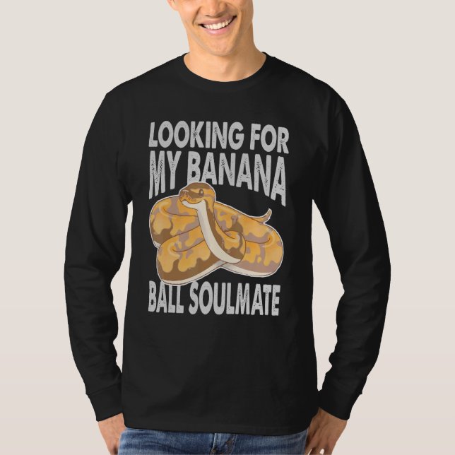 Letar Efter Min Bananboll Själskattning   Python O T Shirt (Framsida)