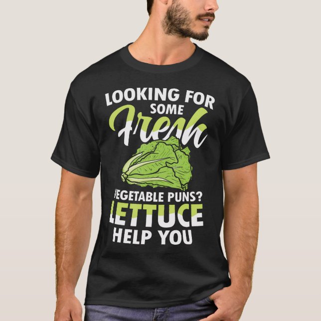 Letar Efter Några Färska Grönsakspuns - Sallad T Shirt (Framsida)