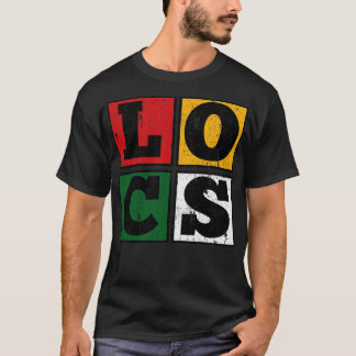 Letar rätt på blockläslås för Afrocentric Färg T Shirt